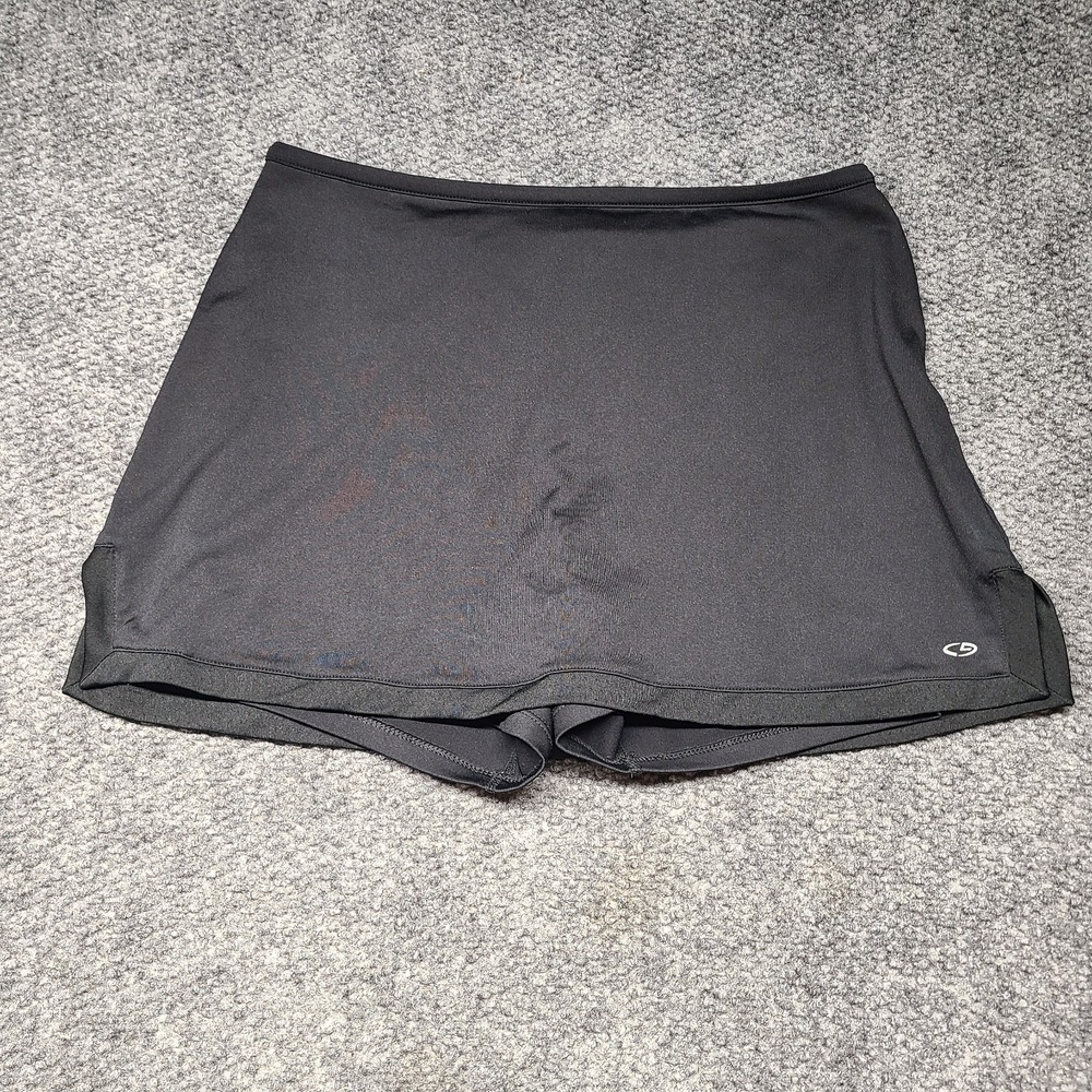 C9 By Champion Athletic Skort Womens Small Black Stretch Training Athleisure